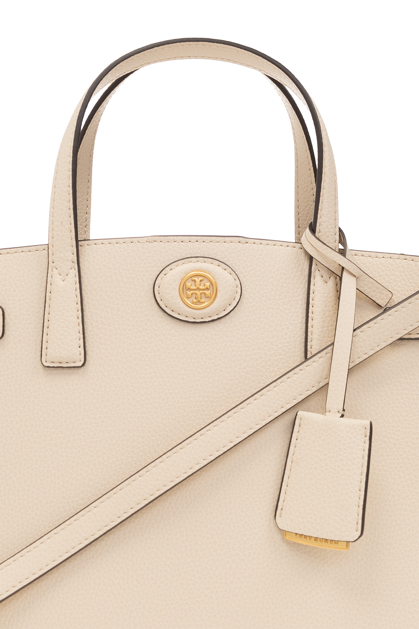 Offers Tory Burch Gold Robinson Satchel